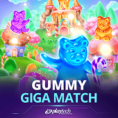 Gummy Giga Match slot reels artwork